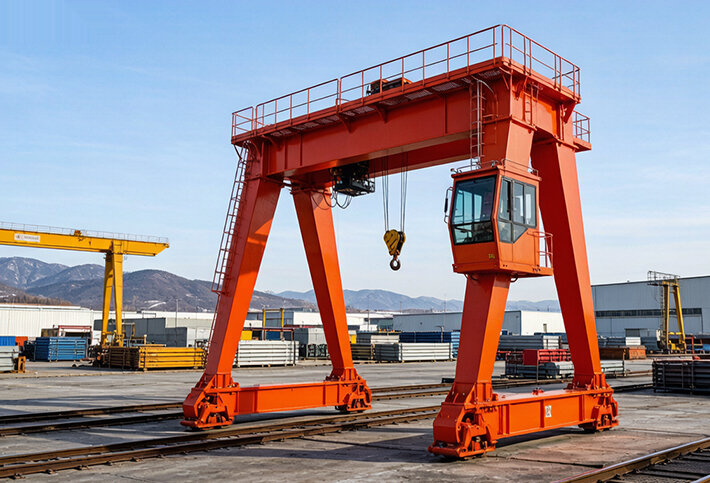 A-Type New Structure Double Girder Gantry Crane