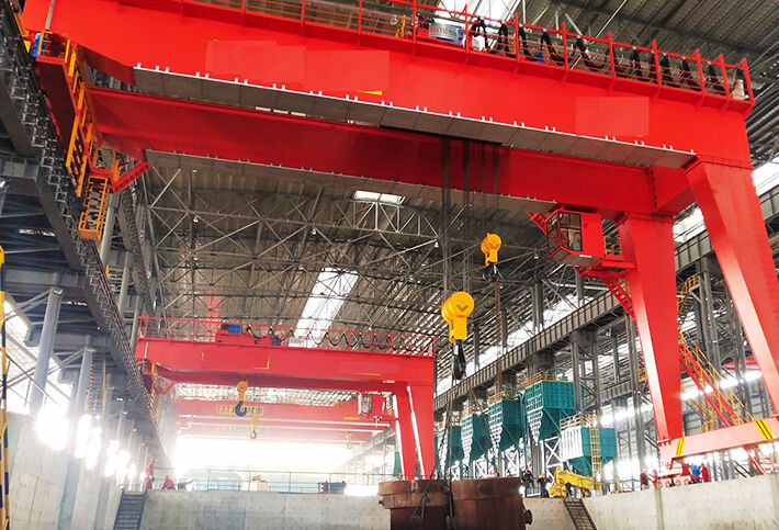 BMH Model Electric Hoist Semi-Gantry Crane