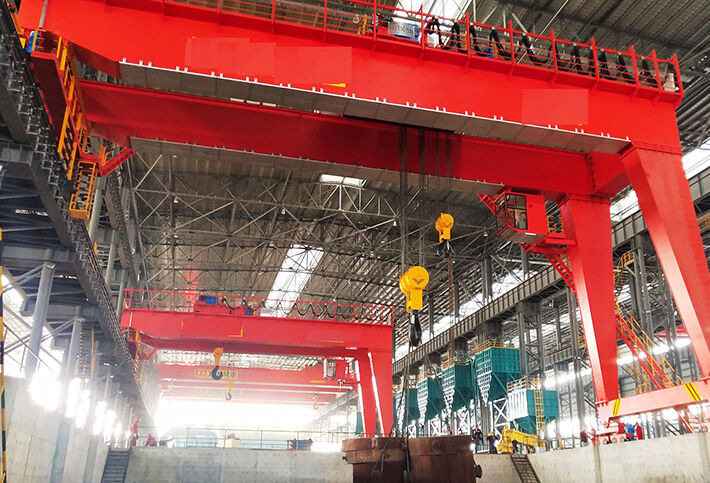 BMH Model Electric Hoist Semi-Gantry Crane