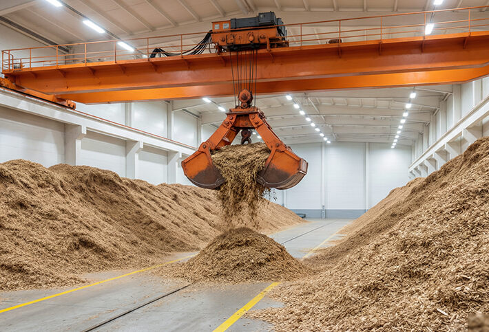 Garbage Grab Overhead Crane