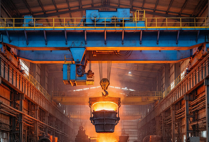 Intelligent Metallurgical Feeding Overhead Crane