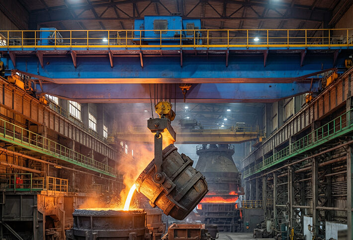 Intelligent Metallurgical Feeding Overhead Crane