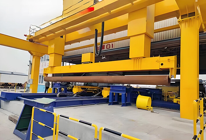 Intelligent Steel Tube Allocation Overhead Crane