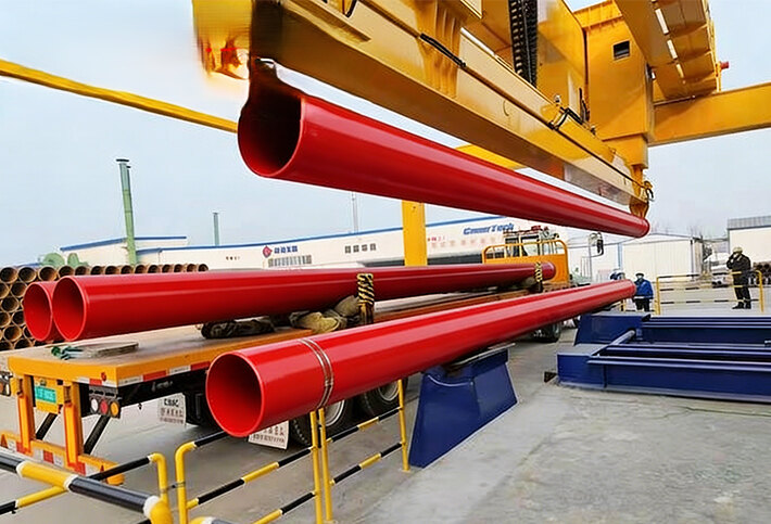 Intelligent Steel Tube Allocation Overhead Crane
