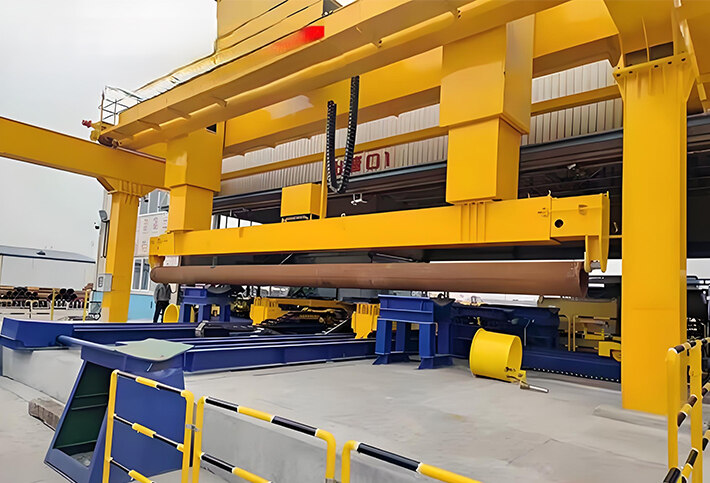 Intelligent Steel Tube Allocation Overhead Crane