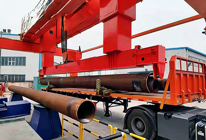 Intelligent Steel Tube Allocation Overhead Crane