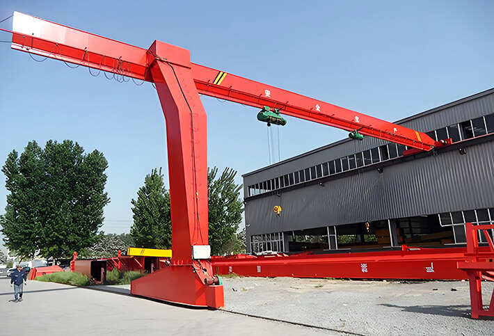 L-Type Electric Hoist Semi-Gantry Crane