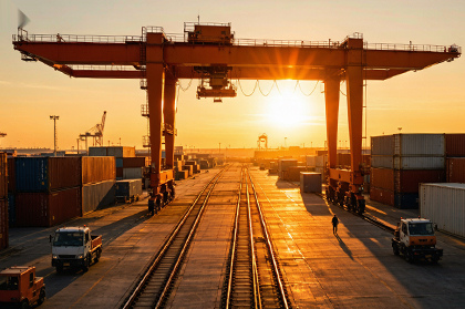 Upper-Rotating-Rail-Mounted-Container-Gantry-Crane08