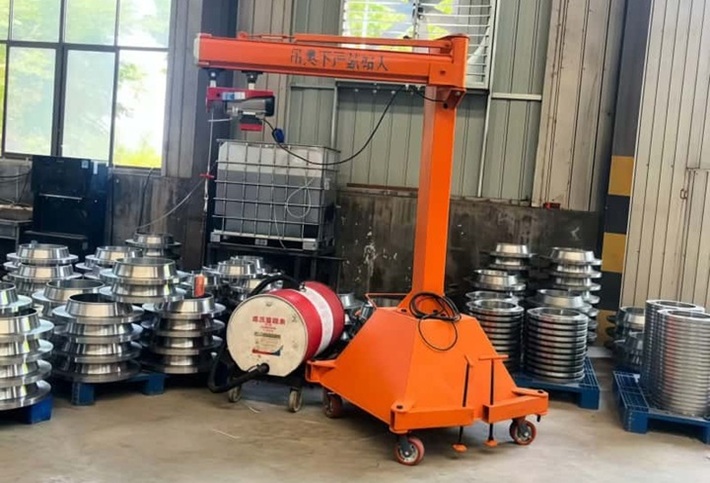 Mobile Slewing Jib Crane