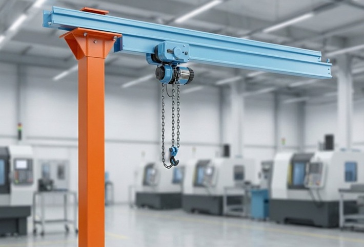 Pillar Mounted Slewing Jib Crane