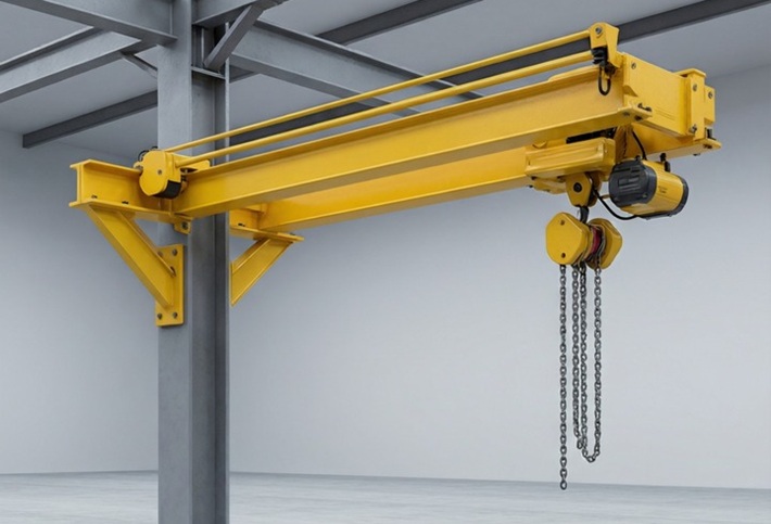 Wall Mounted Slewing Jib Crane