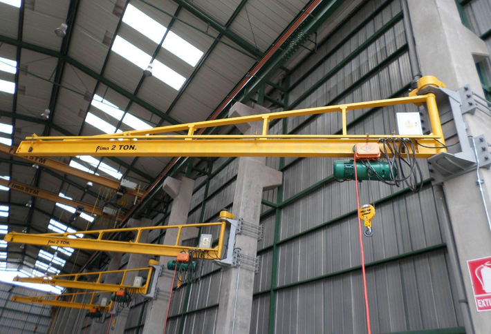 Wall Mounted Slewing Jib Crane